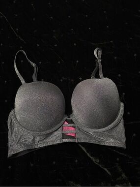 La SENZA Shimmery Black Push-Up Bra